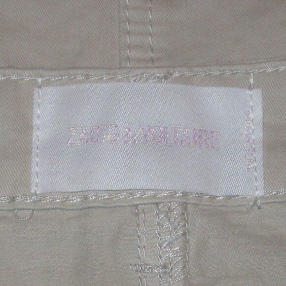 Zadig & Voltaire Jivron Mini Skirt Beige Size 38 NWT - Picture 4 of 6